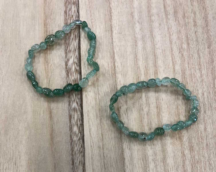 Pulsera Cuarzo Verde Aventurina forma